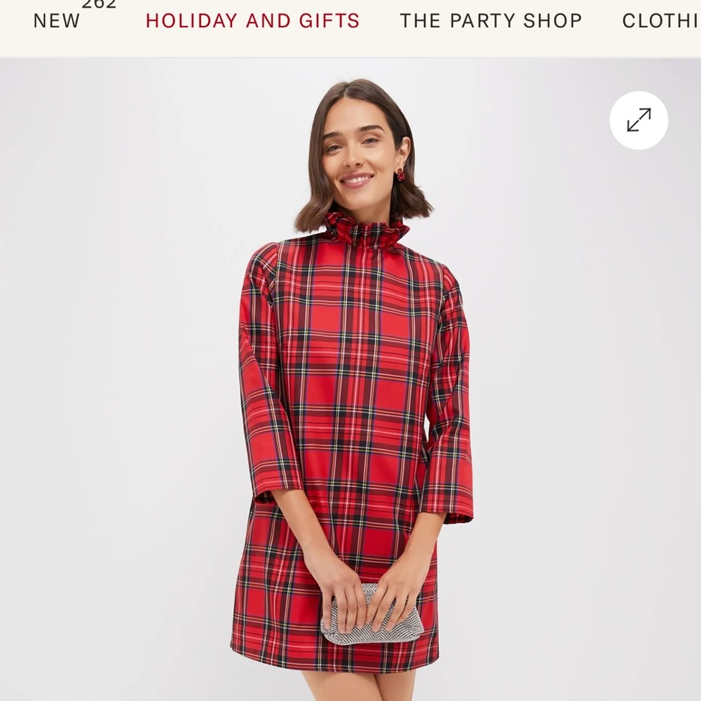 Tuckernuck Daphne Tartan Red Dress